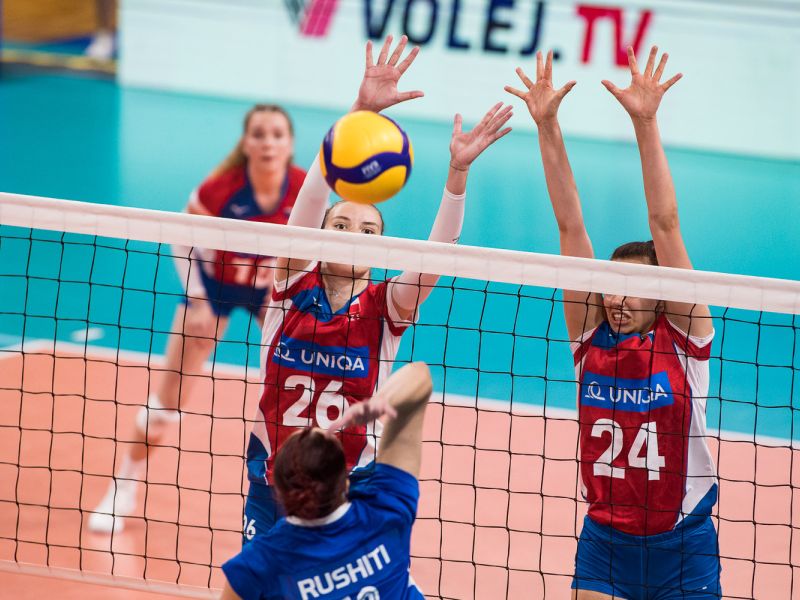 Naše reprezentantky postoupily v brněnské Starez Aréně na ME U22 2024