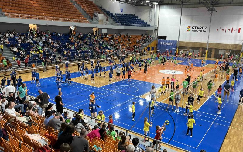 Ve Starez Aréně Vodova vyvrcholil letošní ročník Jihomoravského minivolejbalu