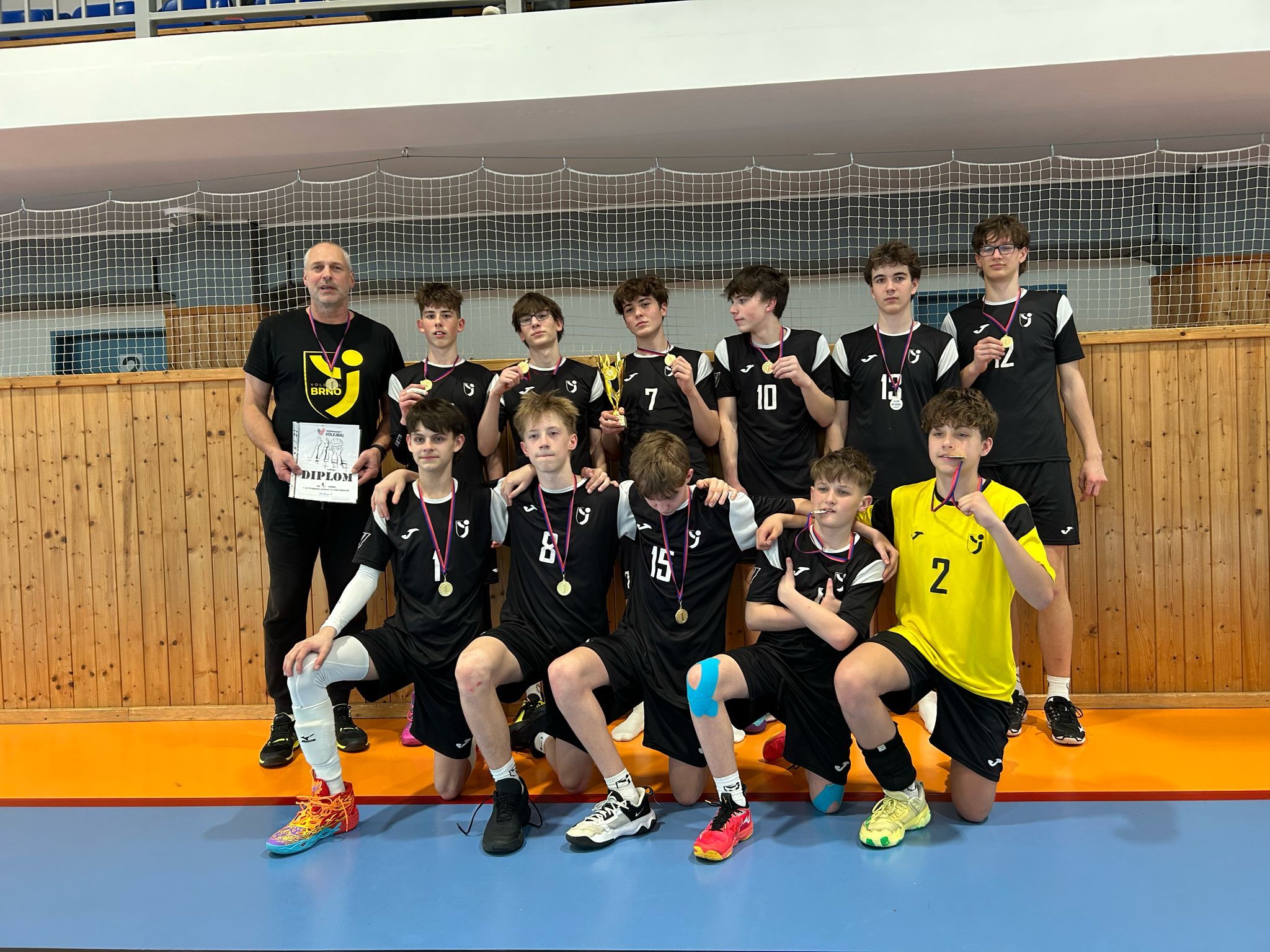 Vítěz soutěže U16M: VK Brno A