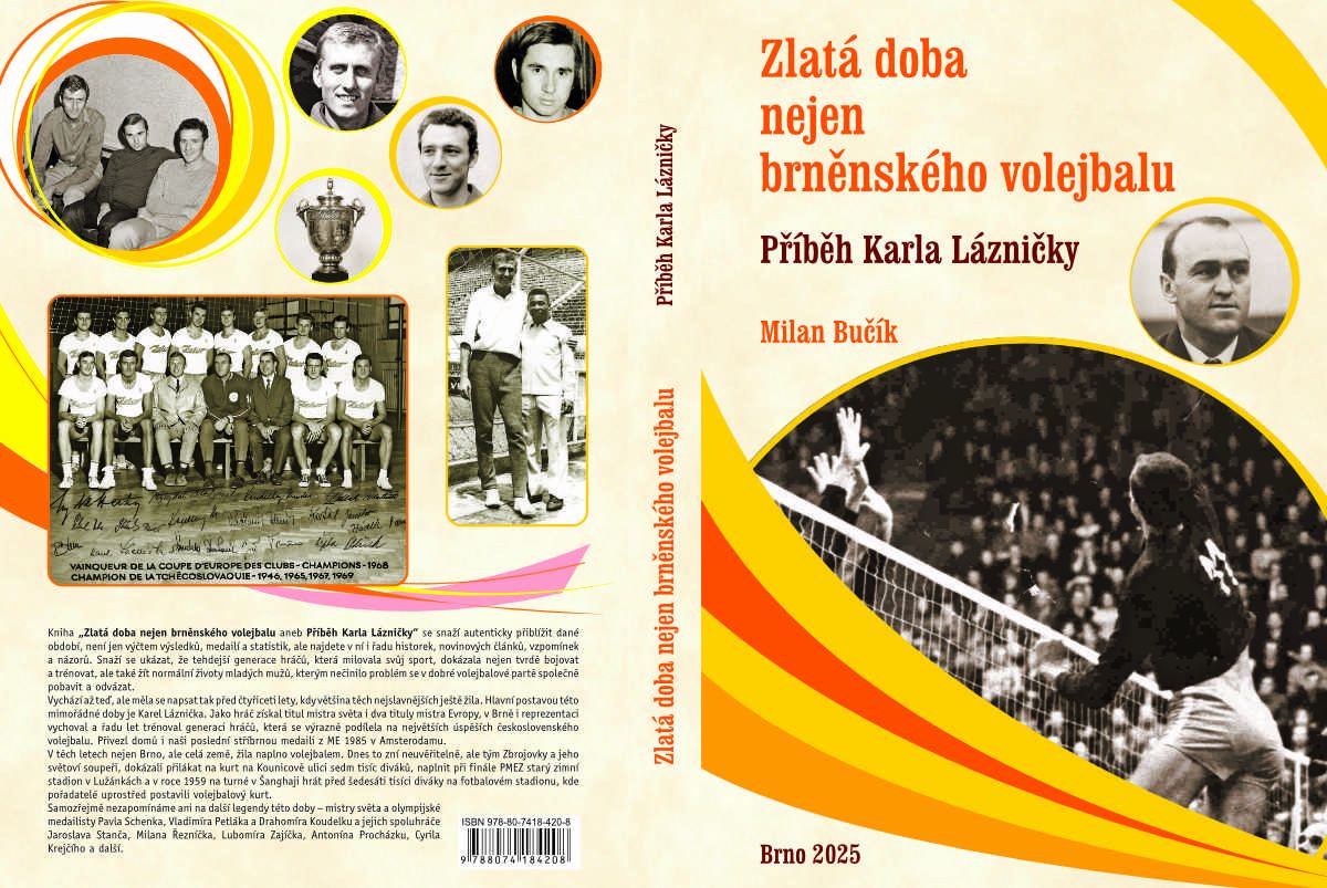 Vychází kniha o slavné historii nejenom brněnského volejbalu