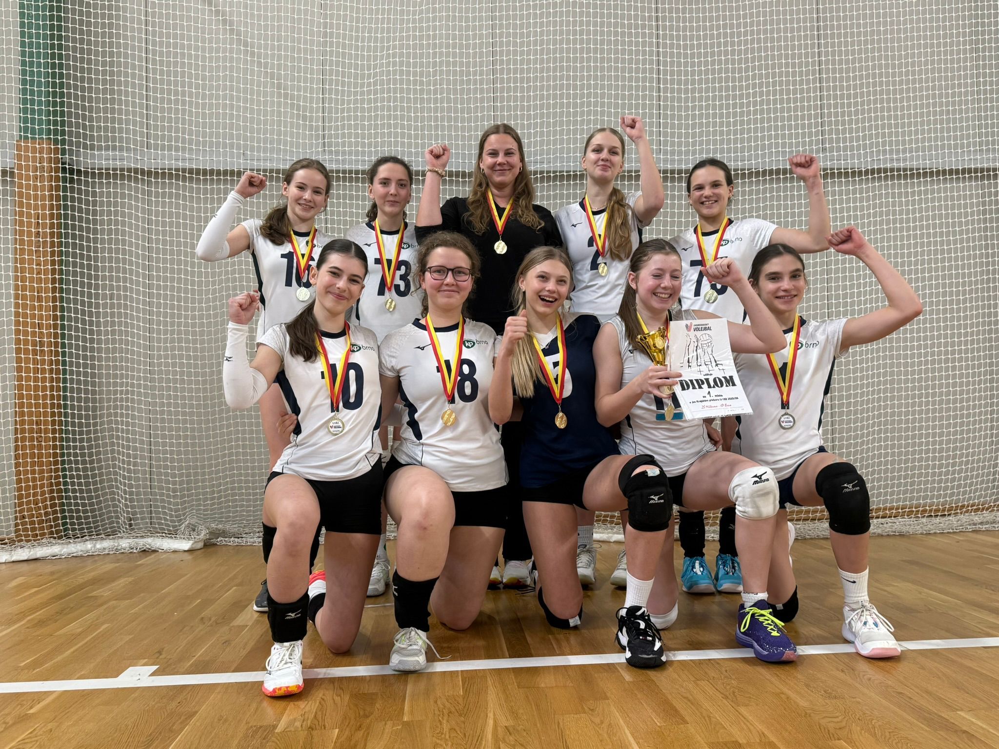 Vítěz JM-U18Z: ZŠ Milénova Brno